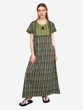 Evolove Womens Cotton Night Dress Long Nighty